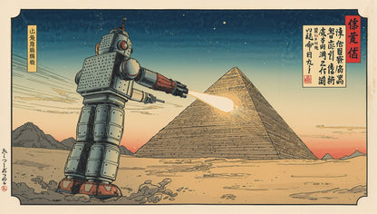 Sato Hageshi - The Beam Over the Desert - Signed and numbered 2/10