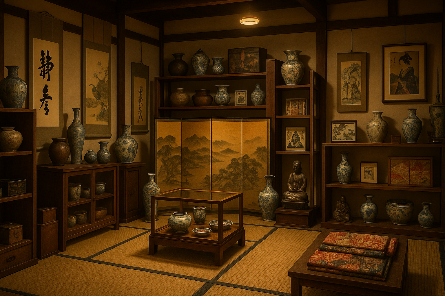 japanese shop antique and arts items